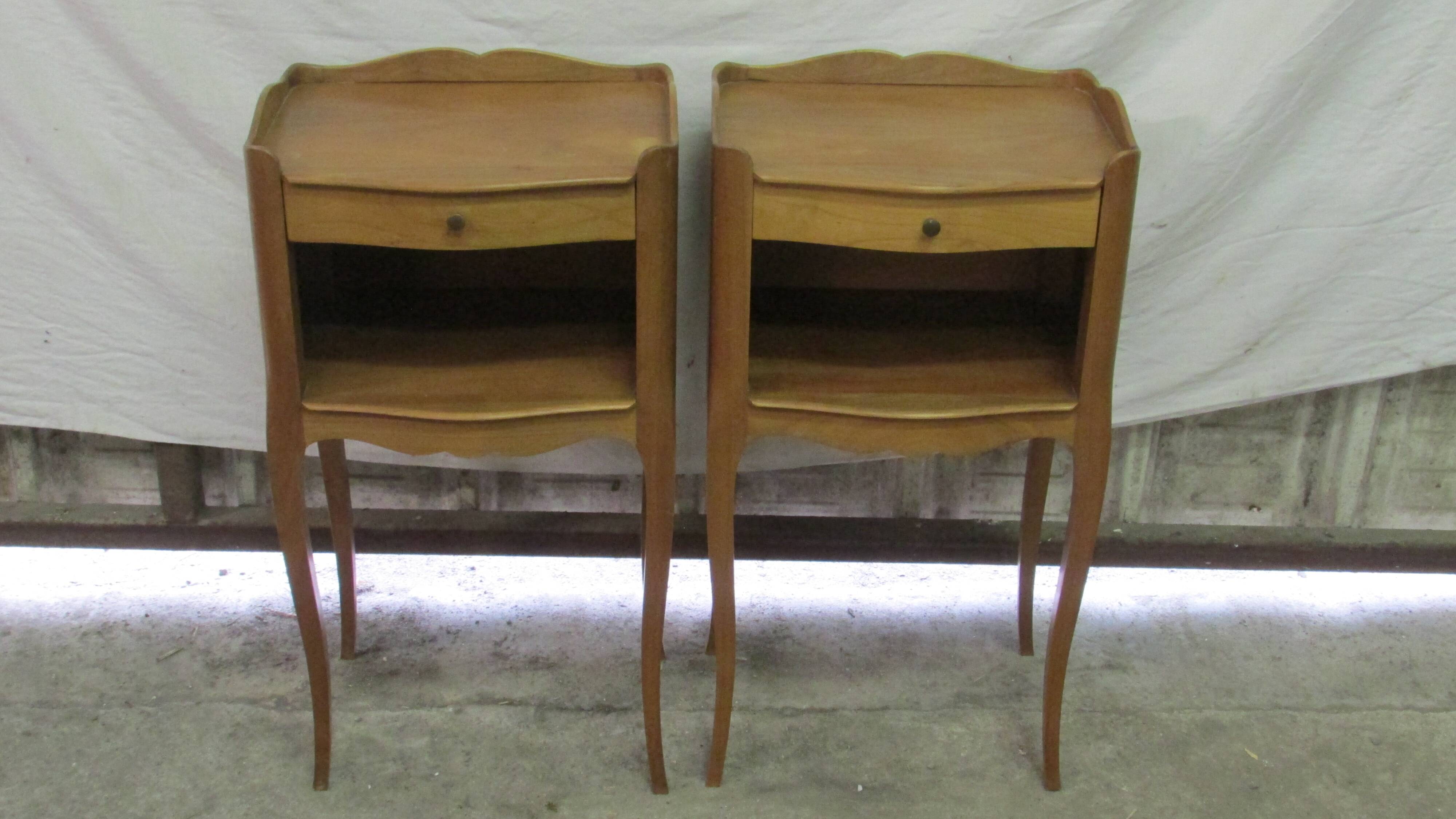 Pair of Louis XV style bedside tables