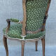 Fauteuil cabriolet de style Louis XV