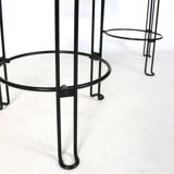 Set of stools and table "Bla station"
