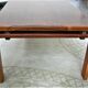 Scandinavian coffee table in Rio rosewood stamped Trioh