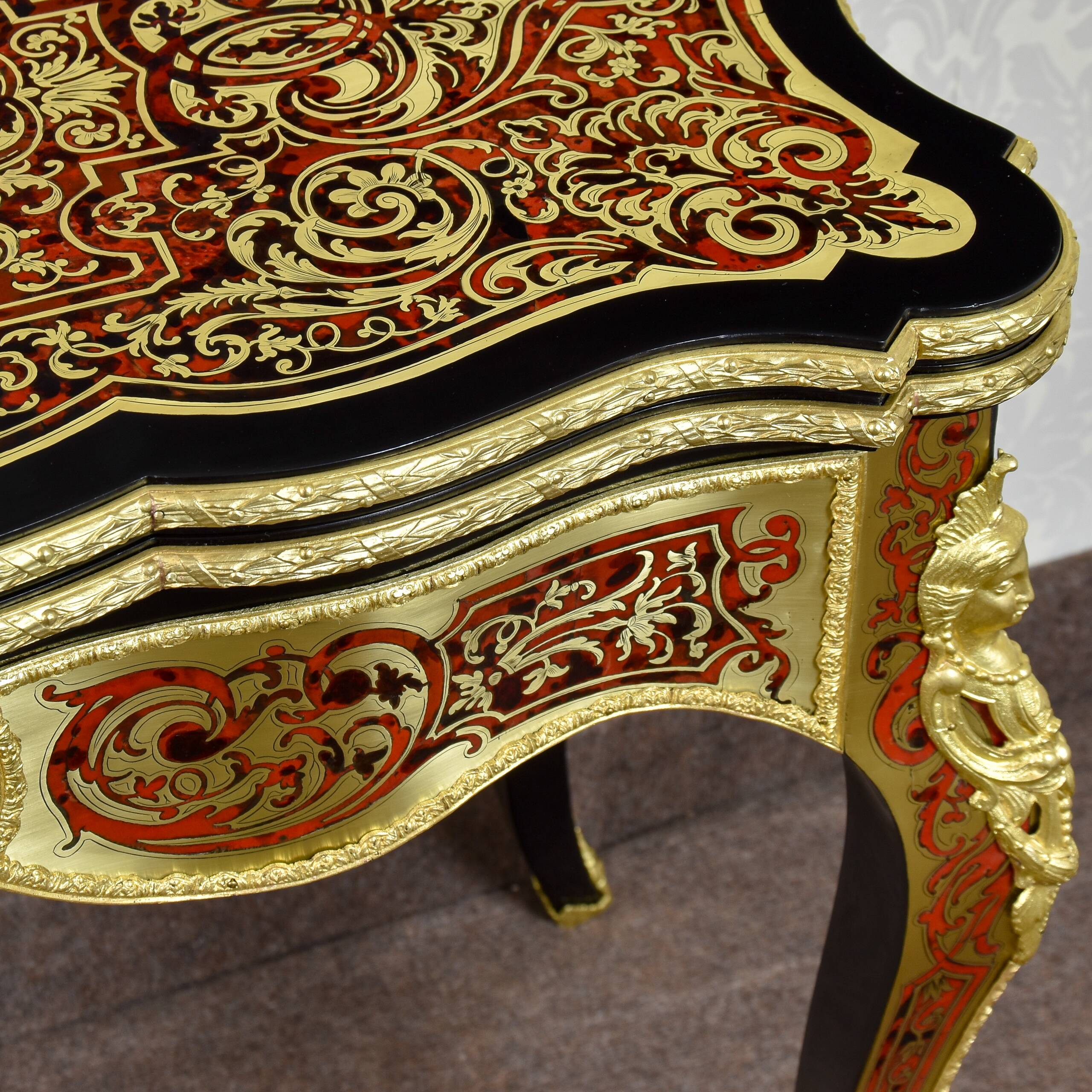 Boulle game table, Regency style - 19th century