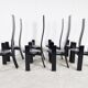 Golem chairs by Vico Magistretti, set of 8, 1970s