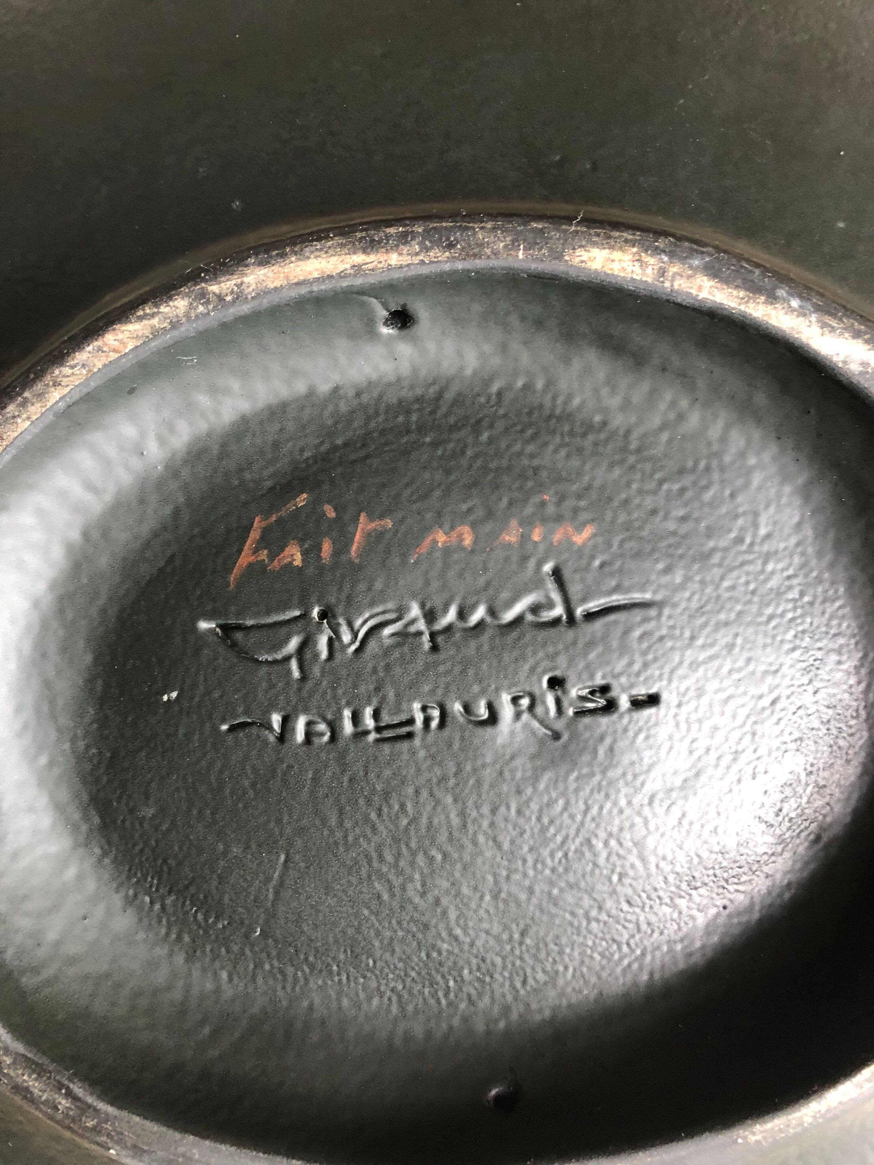 Giraud vallauris plate