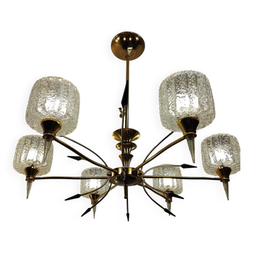 Light fixture from the 40s/50s with 6 arms.