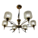 Light fixture from the 40s/50s with 6 arms.