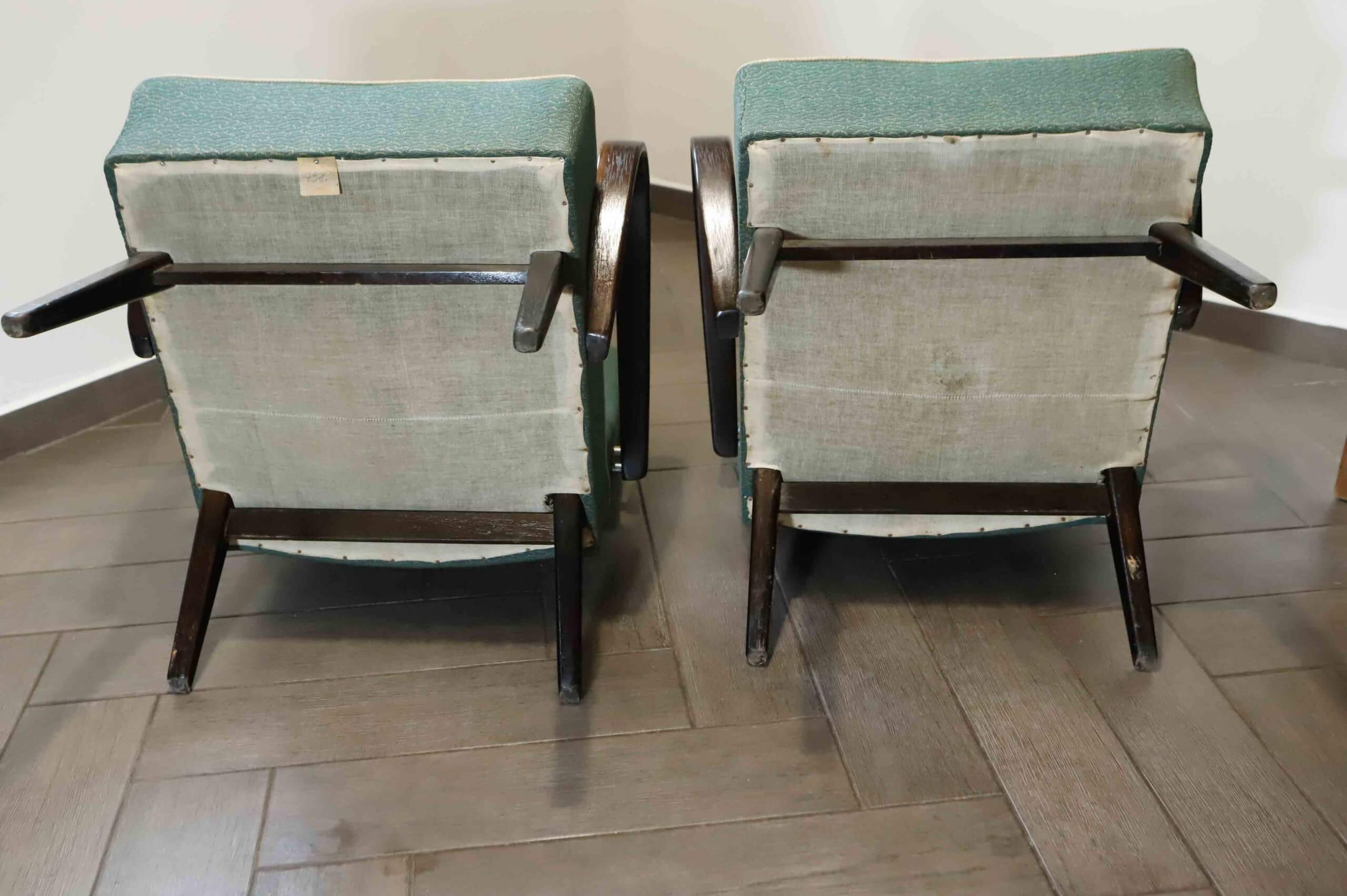 Ensemble de 2 fauteuils lounge TON par Jaroslav Šmídek