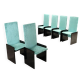 Vintage Simon chairs model "Kazuki" designed by Kazuhide Takahama, Italy, 1970s.