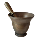 Ancient bronze apothecary mortar