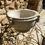 Stone planter pot