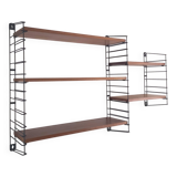 Tomado wall unit with wooden shelves by A. Dekker – Tomado