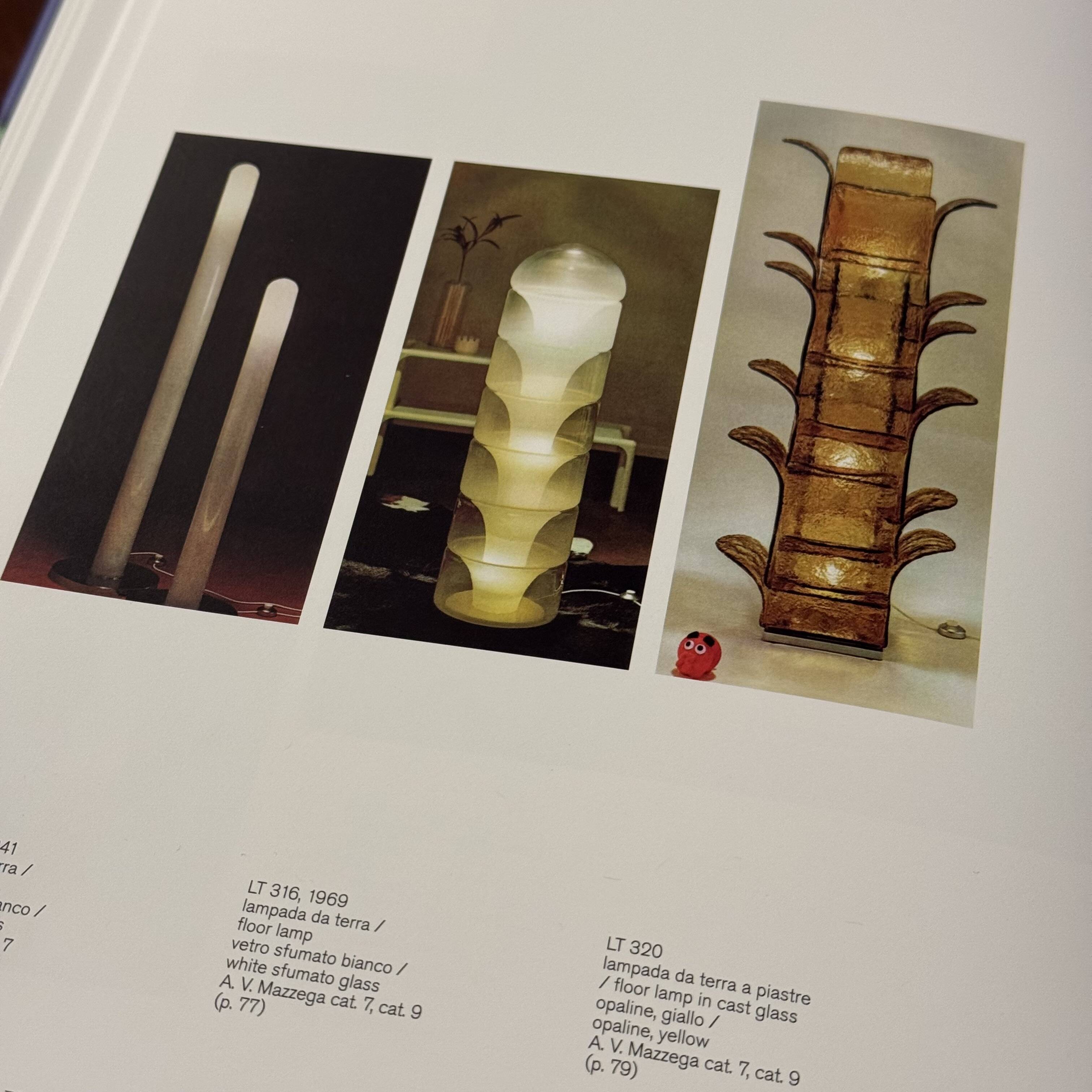 Sfumato Glass Floor Lamp Model “LT316” by Carlo Nason, 1960s