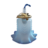 Baladeuse bleu Art Deco