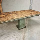 Unique industrial table garden table dining table 90 x 182 cm