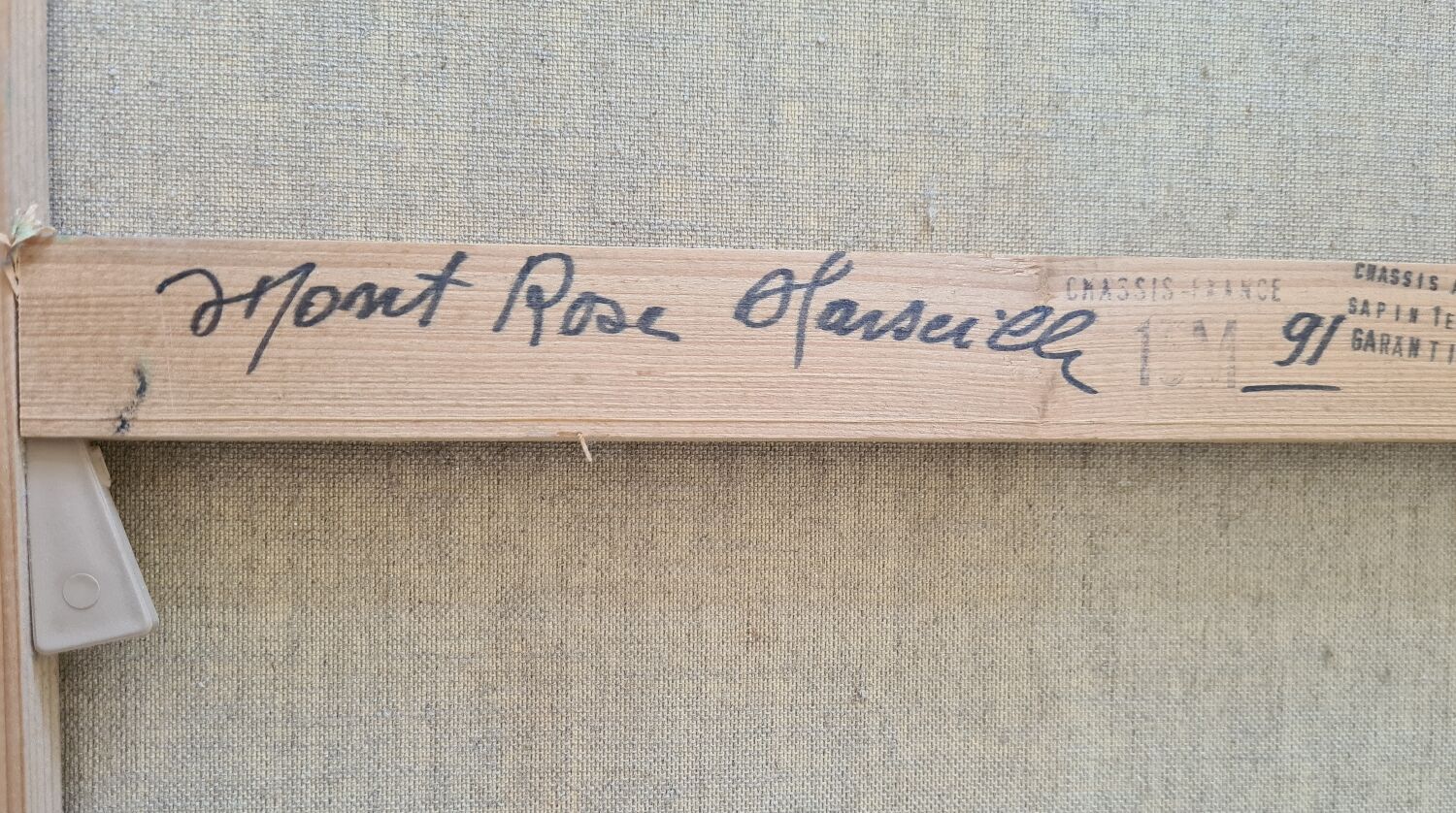 View of Mont Rose in Marseille - Oil on canvas