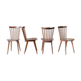 Set of 4 bistro chairs "Menuet" years 60/70