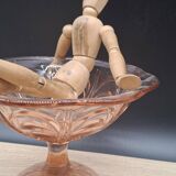 Manage glass rose cup