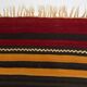 Large Vintage Striped Anatolian Hand-Woven Wool & Cotton Rugsku-135