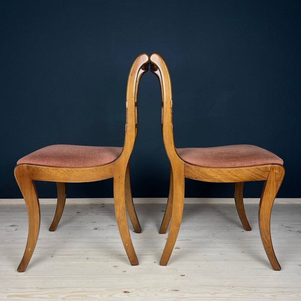 Dining chair set, Italy, 1960s