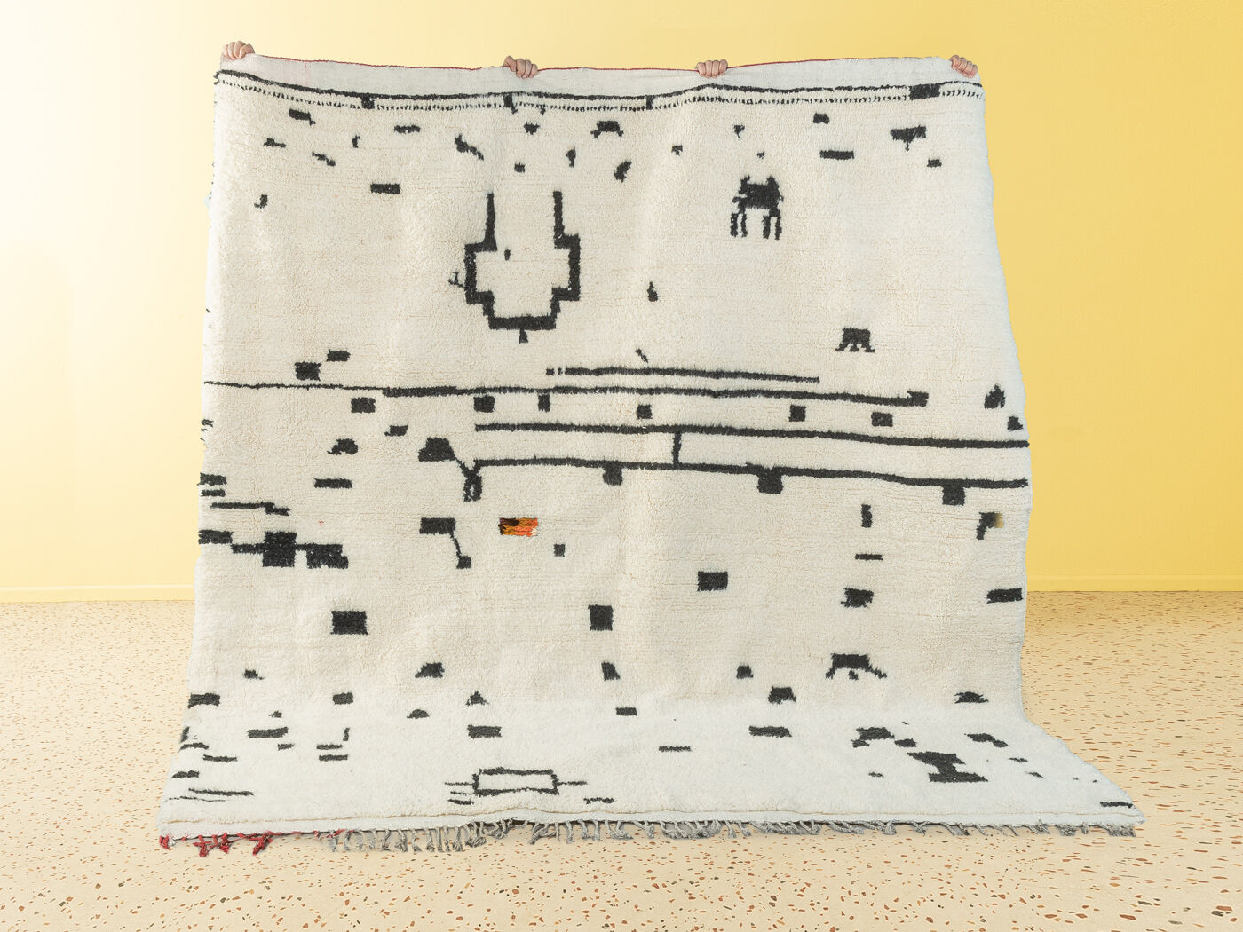 Vintage Boujad, Berber Rug, 253 x 280