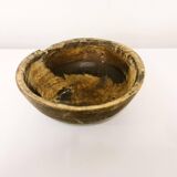 Swedish folk art, unique farmer's bowl from the 19th century.