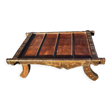 Table basse en bois métal et cuivre