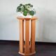 Table de bout en bois vintage années 80