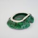 Vide Poche coquillage en céramique vert et rose signé A.Ferlay Vallauris Circa 1960