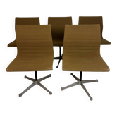 Lot de 5 chaises Herman Miller Aluminium Group – Charles & Ray Eames