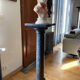 Granite column with pearly reflections