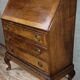 English mahogany secretary desk, circa 1900