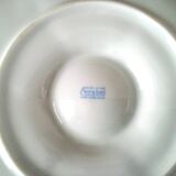 6 White porcelain oyster plates Cérabel Manufacture Belges