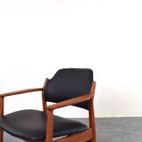 Mid-Century Danish Teak Chairs Model 62a by Arne Vodder for Sibast, 1960s.