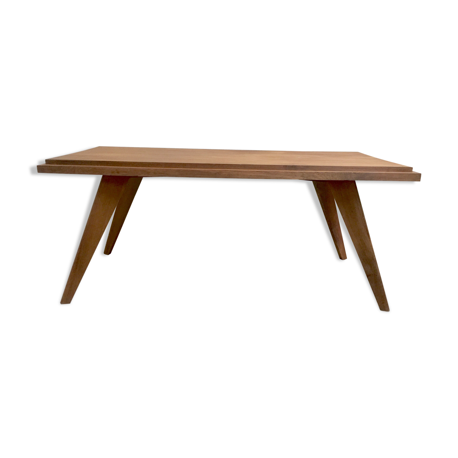 Table basse pieds compas vintage 1960