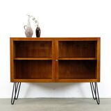 Vintage teak shopping shop window shelf 60s