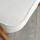 Vintage armchair in natural ecru linen, model 366