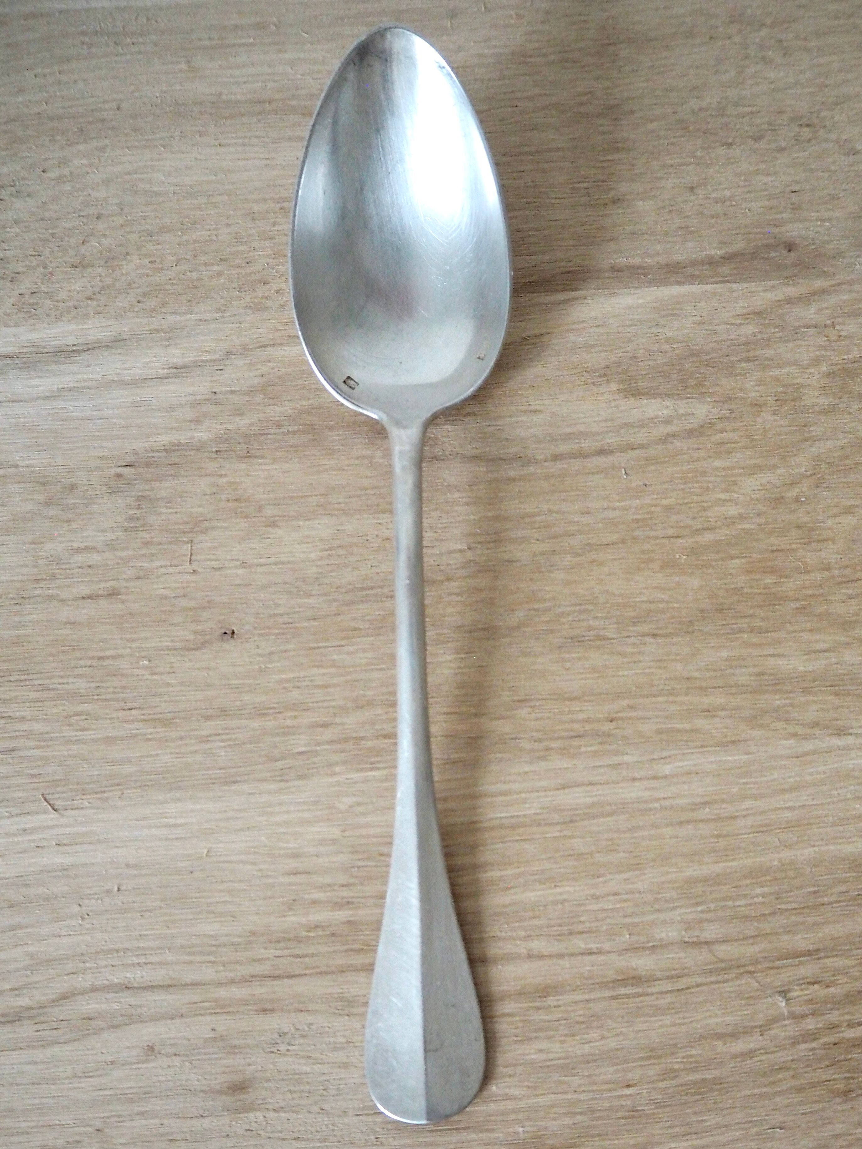 Set de 6 cuillères en argent Cailar-Bayard, monogrammées MS