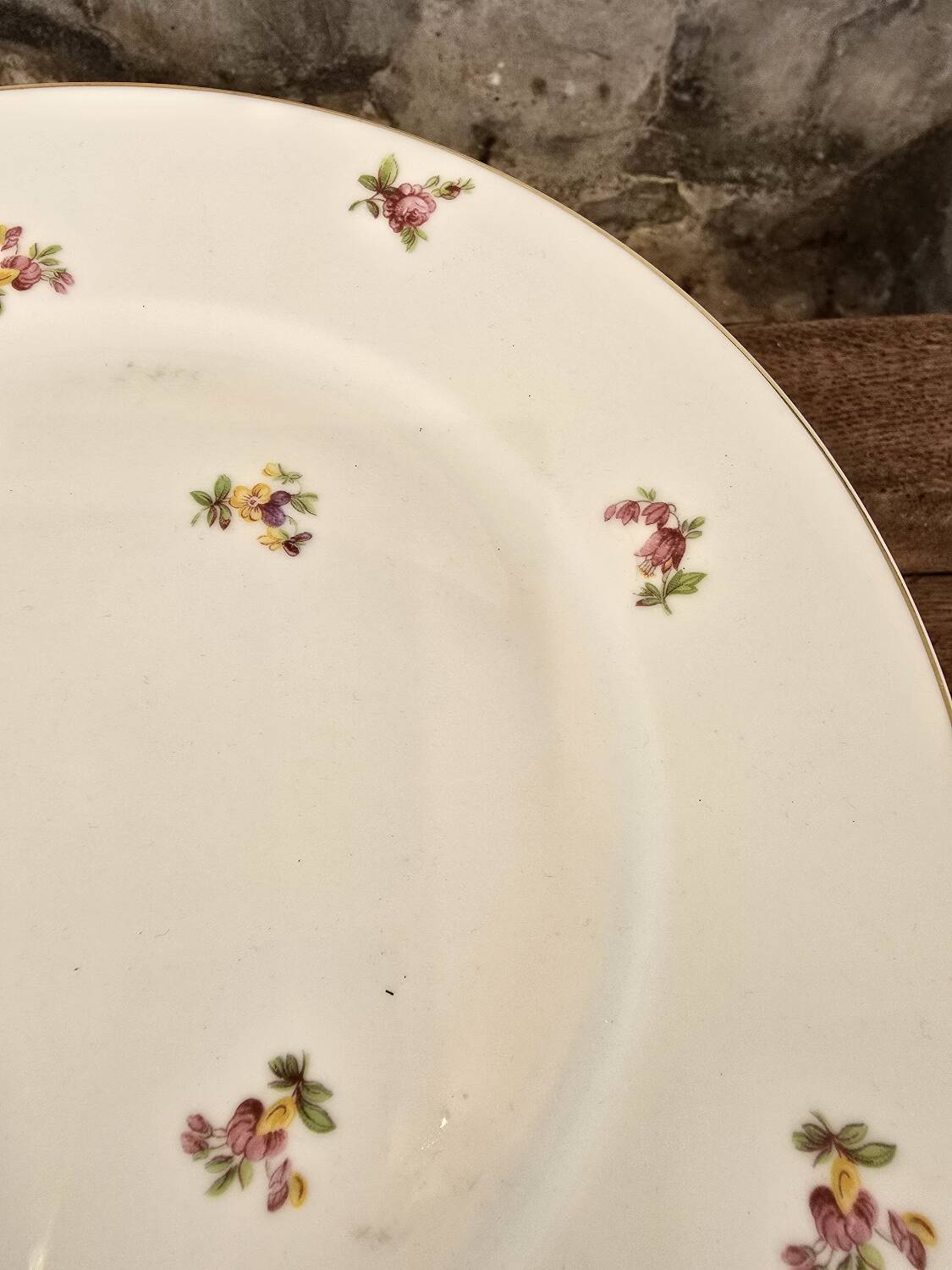 Set of Cérabel porcelain soup and dinner plates from Baudour