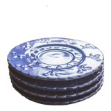 Set of 5 dessert plates