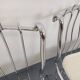 Set of 4 vintage Italian chairs by Gastone Rinaldi in chrome metal.