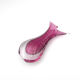 Vase signé Formia - Murano - Sommerso & Bullicante violet - 1970