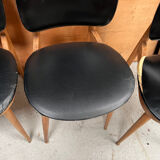 4 chaises Baumann modèle pégase