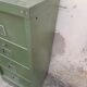 Iron clamshell cabinet