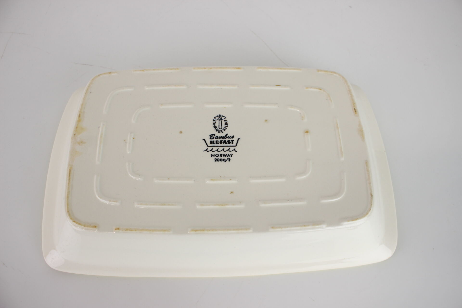 Norway ceramic bowl, bambus ildfast, 1950s