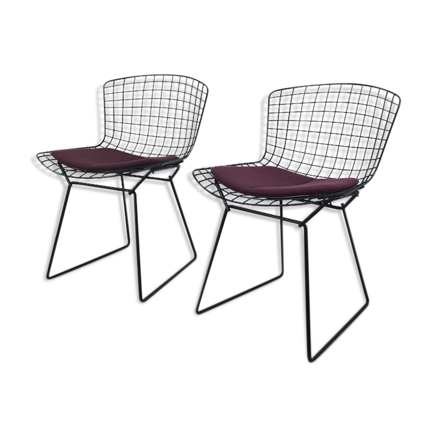 Chair Wire design Harry Bertoia Knoll 70s vintage