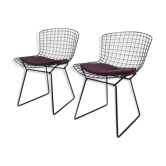 Chaise Wire design Harry Bertoia Knoll années 70 vintage