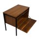 Meuble TV vintage petit format, placage teck, années 1960