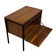 Vintage Small Audio Furniture TV Cabinet Cupboard 1960s Teak Veneer