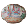 Polylobed oval dish in Cantonese porcelain - 19th century