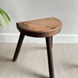 Wooden tripod stools