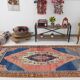 4x9 Oriental Blue Vintage Rug, 137x272Cm